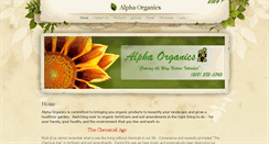 Desktop Screenshot of alpha-organics.com